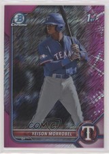 2022 Bowman Chrome Prospects Fuchsia Shimmer Refractor /199 Yeison Morrobel sc8