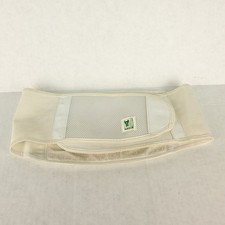 Vtg Nikken KenkoTherm Back Belt Size M White Adjustable Lumbar Support Hook Loop