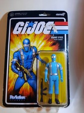 GI Joe Super7 ReAction Snake Eyes Secret Service 3.75  Action Figure New Sealed