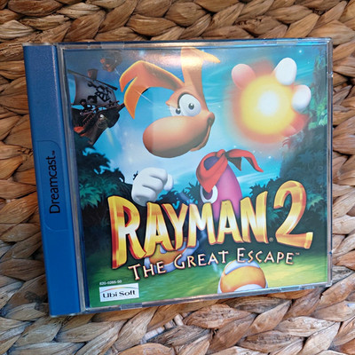 Rayman 2: The Great Escape - Sega Dreamcast PAL 2000 + Handbuch -Sammlerzustand