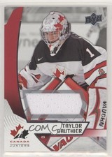 2019 Upper Deck Team Canada Juniors Jersey Taylor Gauthier #20 8vv