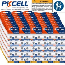 500pcs 1.5V AG10 189 389 LR1130 LR54 V10GA Alkaline Button Coin Cell Batteries