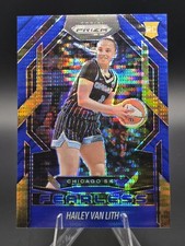 Panini 2025 Prizm Fearless Hailey Van Lith Blue Pulsar Rookie #12/199