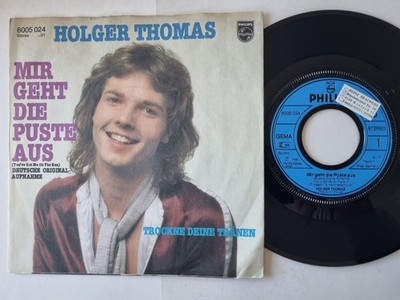 Holger Thomas - Mir Geht Die Puste Aus 7'' Vinyl Germany/CV Dozy Beaky Mick Tich