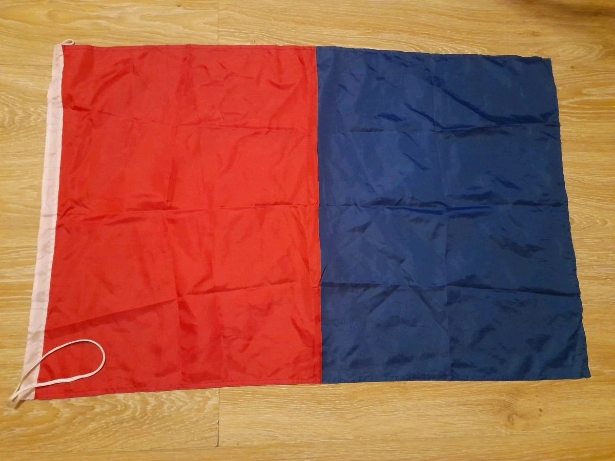 Drapeau Vintage Cagliari 1967-68 - 62x66 Cm, Occasion Avec Signes Du Temps, Fabriqué En Italie