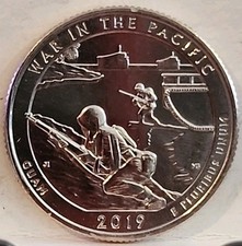 2019 W Quarter, War in the Pacific Guam ■ GEM/BU ■ #7003
