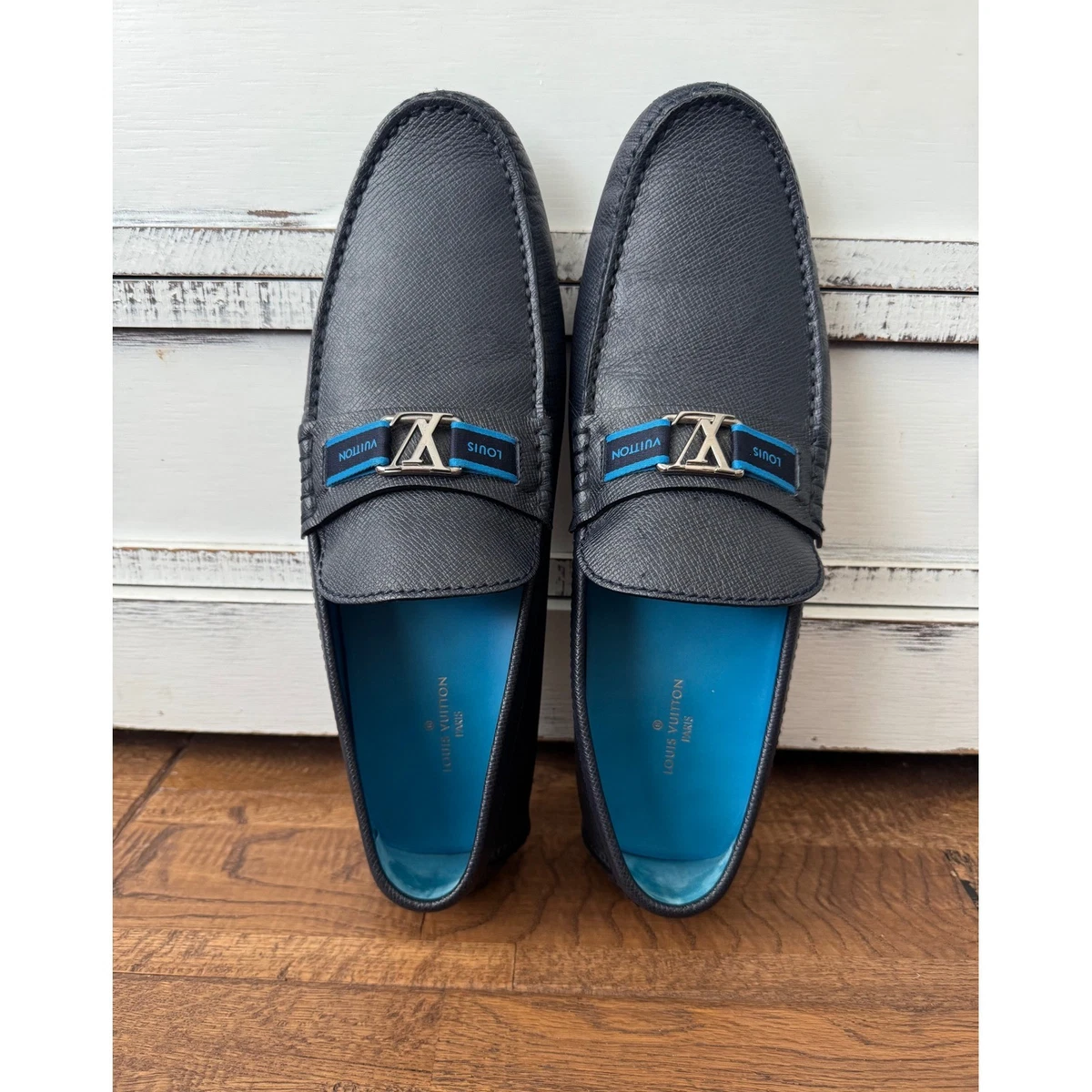 Louis Vuitton Moccasin Blue Casual Shoes for Men for sale | eBay