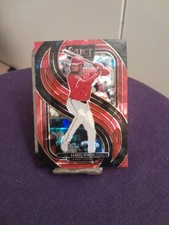 2025 Select Baseball James Wood 121/199 Premier Level Red Cracked Ice Prizm