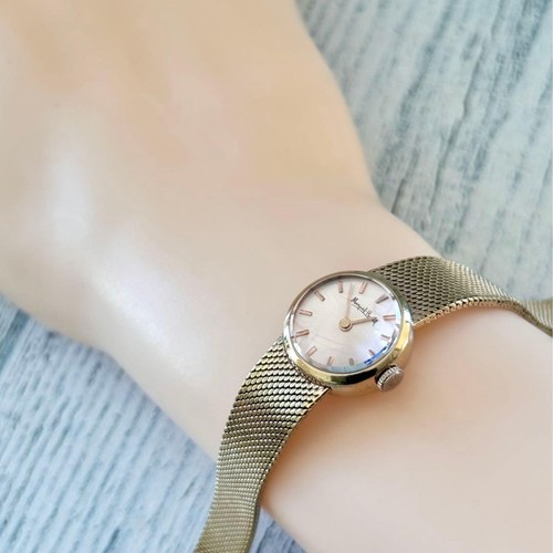 Margaret Howell Wristwatch Rose Gold Tone Battery Replaced Used Authentic - Picture 4 of 4