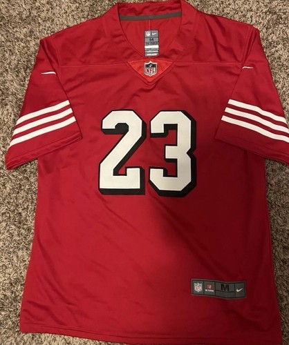 Christian Mccaffrey San Francisco 49ers #23 Stitched Jersey Alt Red Medium NWOT