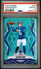 2025 Panini Phoenix - Rookies Jaxson Dart #200 Teal Mojo /50 (RC) PSA 10 - Pop 1
