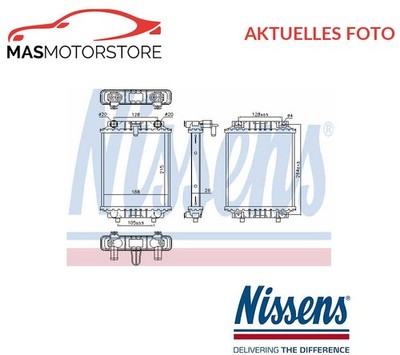 KÜHLER WASSERKÜHLER MOTORKÜHLER NISSENS 60372 P FÜR VW BEETLE,GOLF VII 2L