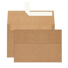 A4 Brown Kraft 4x6 Envelopes Self Seal 100 Pack, 4.25 x 6.25 A4, brown