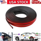 33FT B-Shape Rubber Car Window Door Seal Strip Hollow Edge Guard Parts Universal