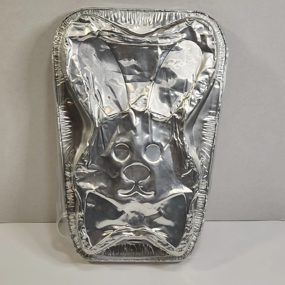 NUEVO Juego de 2 sartenes para pasteles Reynolds Fun Shapes con tapas - conejito - primavera Pascua 11x7 Foto 3 de 4