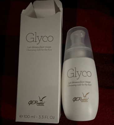 GERnétic Glyco Cleansing Milk Makeup Remover Face 100ml/3.3 fl oz LOT 36445