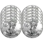 Lot of 10 - 2019 $1 American Silver Eagle 1 oz Brilliant Uncirculated