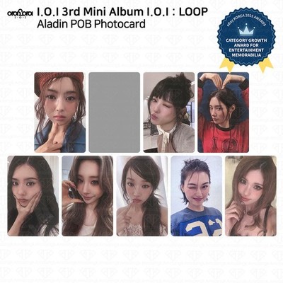 I.O.I 3rd Mini Album I.O.I : LOOP Aladin POB Photocard