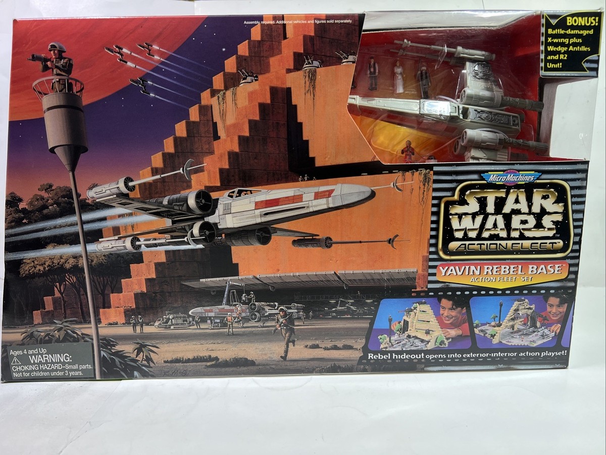 Star Wars Micro Machines Action Fleet Yavin Rebel Base Action