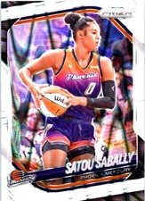 2025 Panini Prizm WNBA #4 Satou Sabally White Seismic Prizms