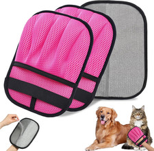 2 Pcs Electrostatic Pet Hair Removal Gloves: Reusable Magic Brush for Cats  Dog