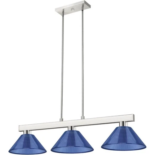 Z-Lite 152BN-ARDB Cobalt Billiard Light Brushed Nickel - Picture 5 of 5
