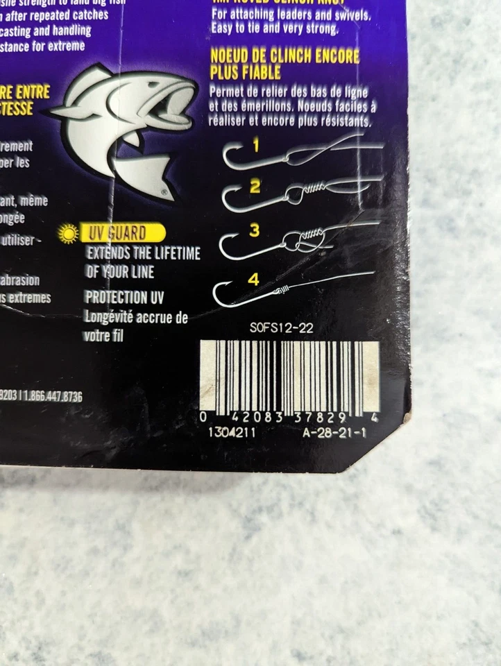 Línea de pesca monofilamento original STREN 12 lb. 330yd NUEVO SOFS12-22 Foto 4 de 4