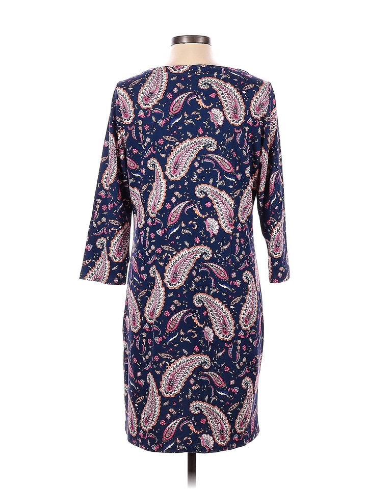 Talbots Women Blue Casual Dress L Petites eBay