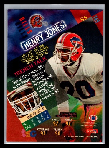 1994 Topps Stadium Club Football # 1 - 210 - Pick Your Card! - Picture 298 of 420