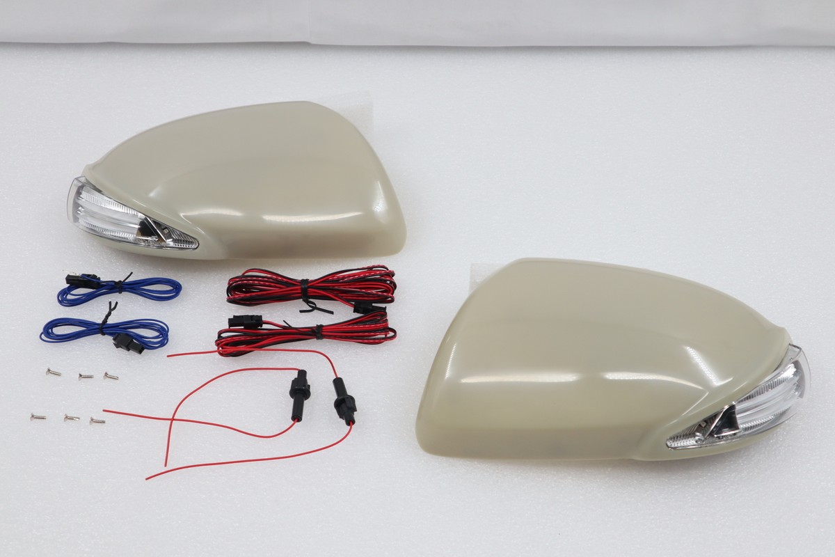 LED Sequential Mirror Light+Cover,Turn Light DRL Fit~2009 2010 11