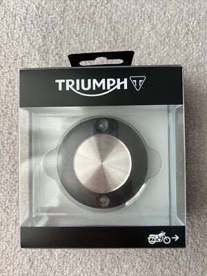 Triumph Bonneville T120 Bobber Chrome Alternator Cover Badge 