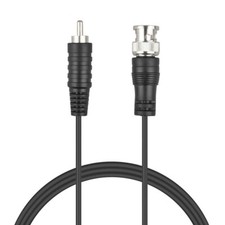 BNC Male to RCA Male Plug CCTV Surveillance Security Camera Video Cable Cord 1M