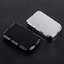 Billet Brake Pedal Pad Cover Fit For Harley Softail FL Touring Trike Dyna FLD