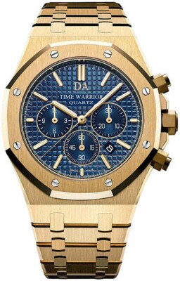 Time Warrior Men's Quartz Watch Luminous, Luxury Stainless