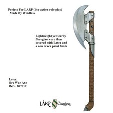 Foam & Latex Orc War Axe LARP Roleplay Cosplay Costume & Safe Play # SALE #