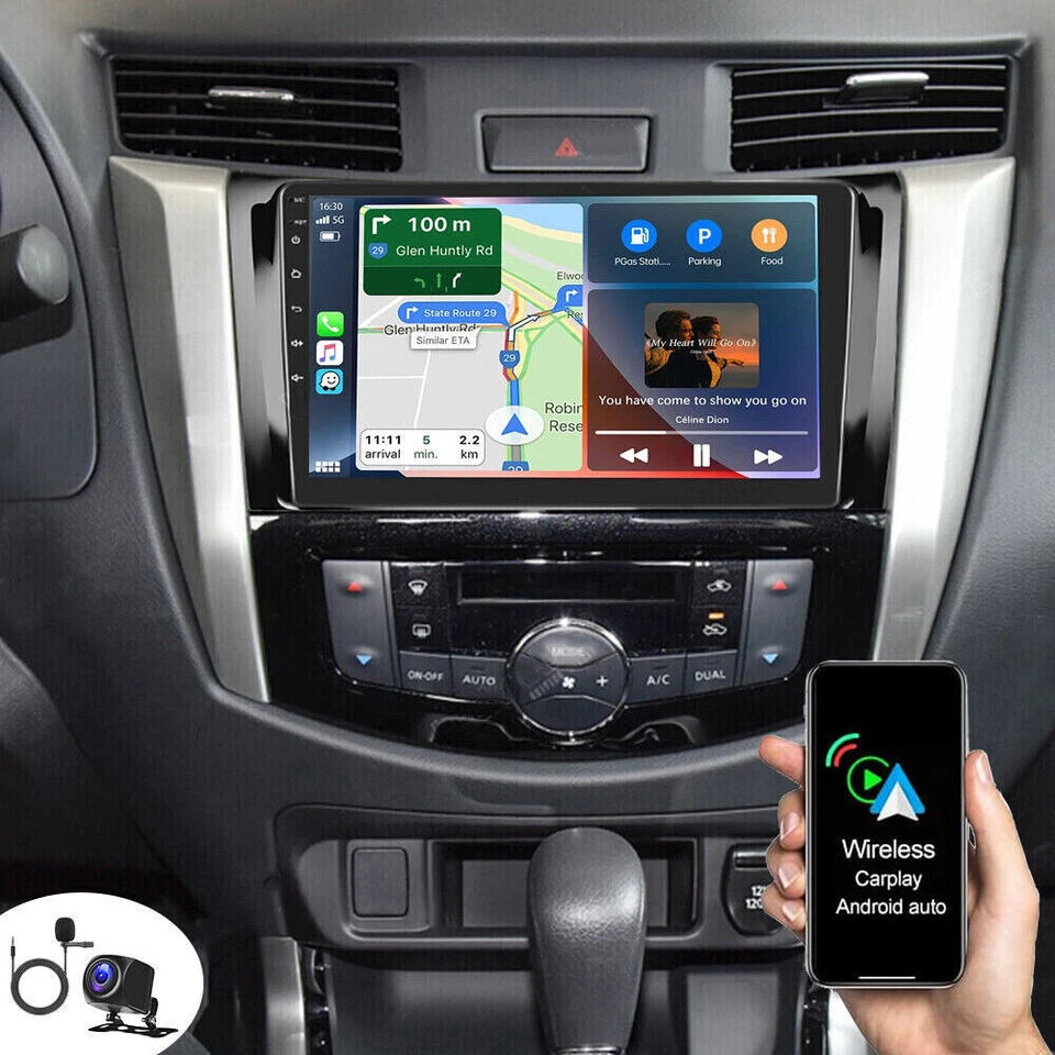 For Nissan Frontier/NP300 2+32GB Apple CarPlay Android 13 Car Stereo Navi Radio - Image 2 of 4