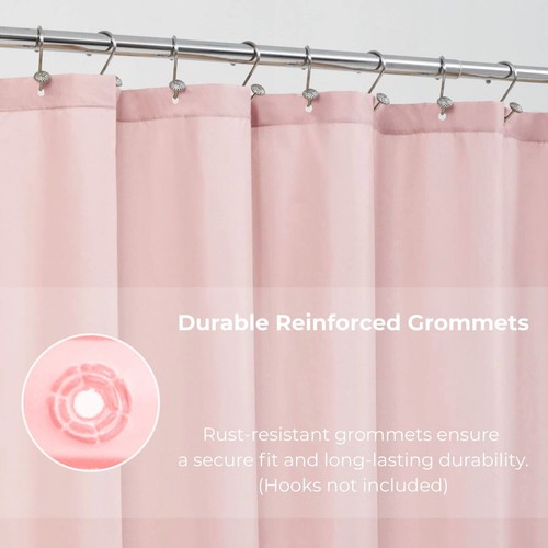 Extra Long Waterproof Shower Curtain Liner 71x79 Inches - Picture 76 of 123