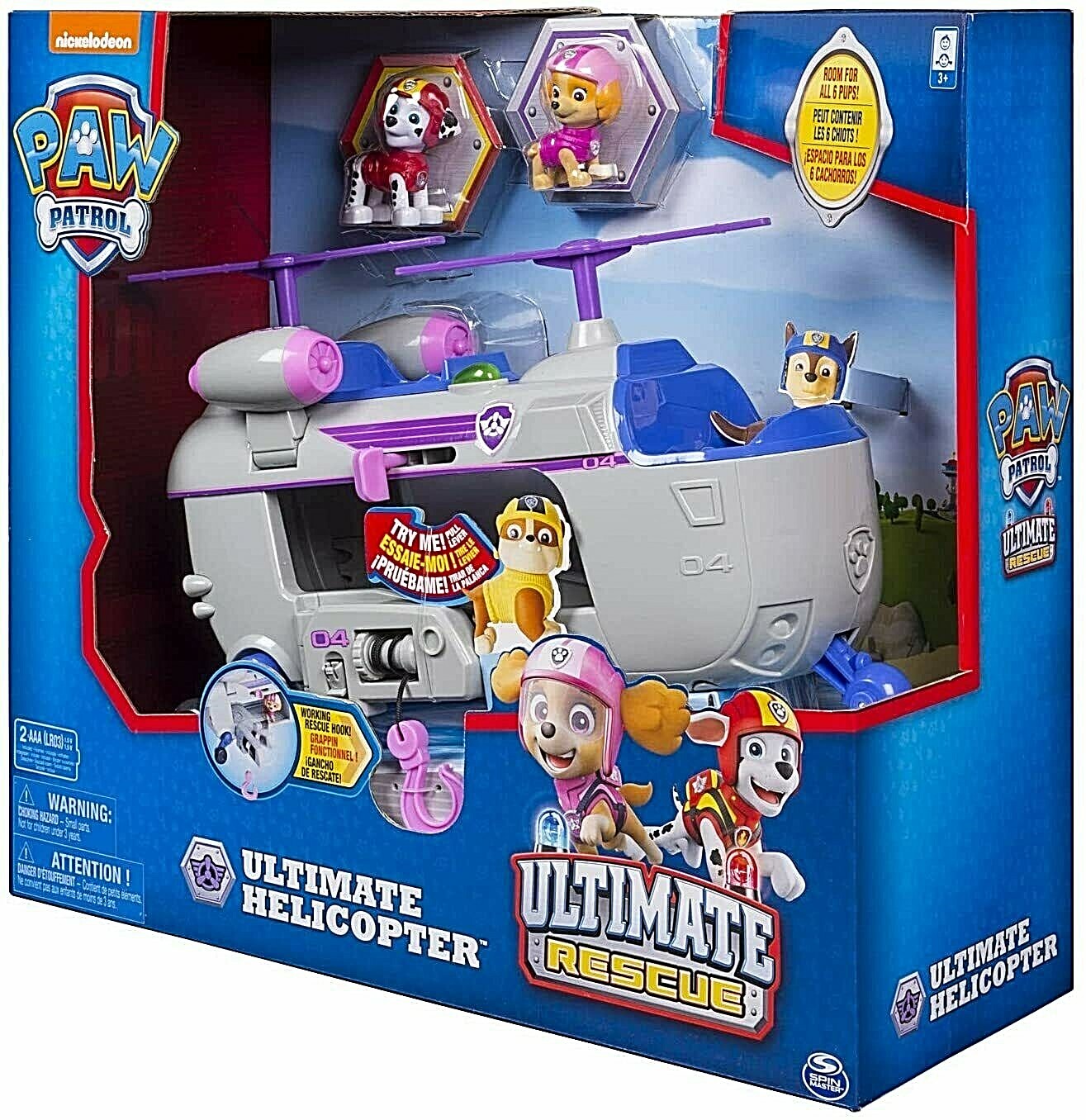 paw patrol ultimate police rescue figure pack gift set