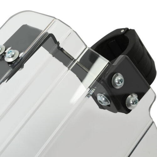 For 2015+ Kawasaki Mule Pro FXT FX DX 2-in-1 Flip Windshield Scratch Resistant - Picture 19 of 21