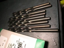 (9) #2 x 3-7/8" OAL HSS 135° Black Oxide Finish NAS 907 Type B Jobber Drill