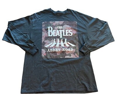 The Beatles Music Tour Shirt Black Long Sleeve T Shirt Mens Womens