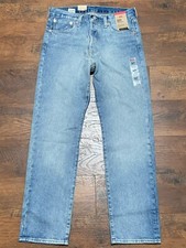 Levis 501 Original Fit Jeans Straight Leg Button Fly 100 Cotton Light Stonewash