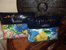 NIP Ralph Lauren Ashlyn Floral Quilted Euro Shams 2