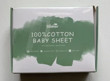 BILOBAN 2 Fitted Sheets For Baby Girl Fits Bassinet Mattress Heavenly Soft  READ