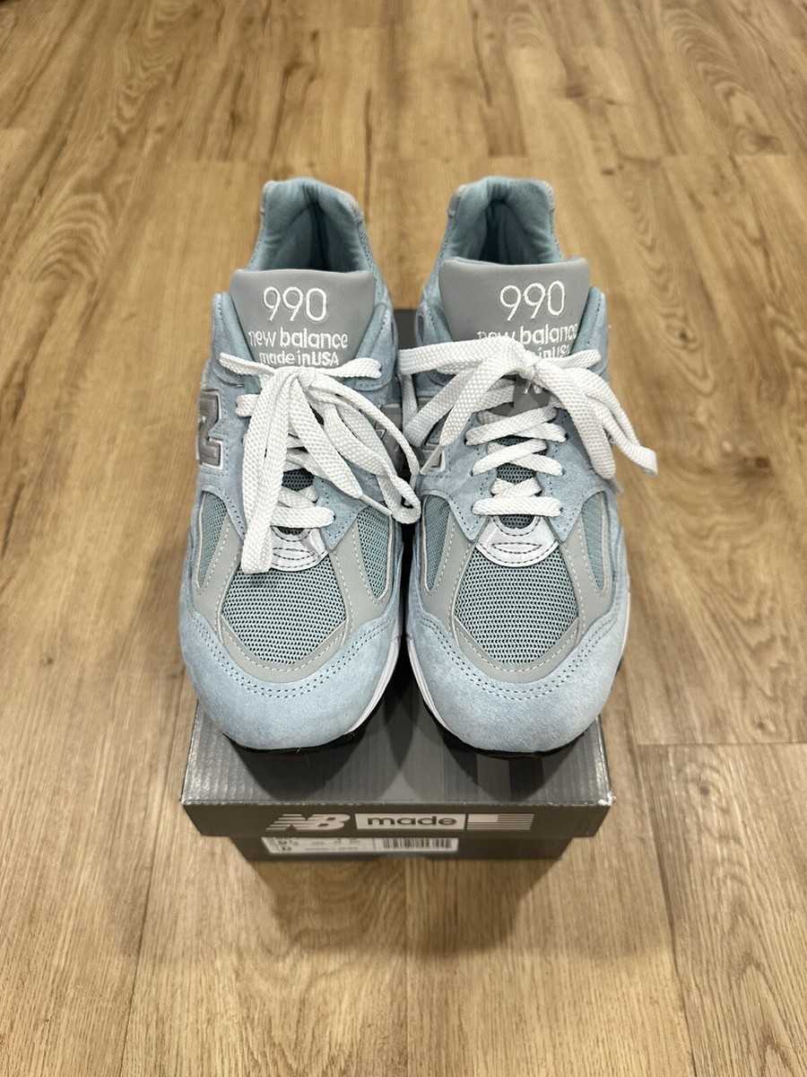 Kith x New Balance 990v2 “Stone Blue”, Size 9.5 | eBay