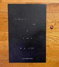 The Cure - Songs of a Lost World Poster & Pin Promo Listening Party 2024