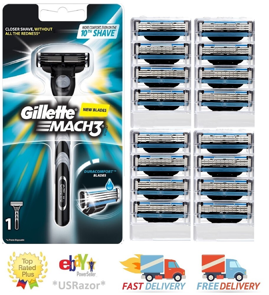 Gillette MACH3 TURBO 3枚刃 12個セット Gillette MACH3 TURBO 3枚刃 12個セット