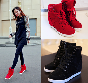 concealed wedge ankle boots