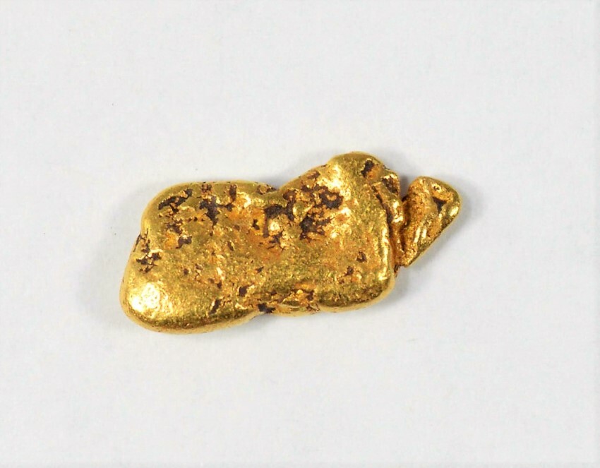 PURE GOLD NUGGET ALASKA YUKON BC NATURAL SMALL ROCK HAND