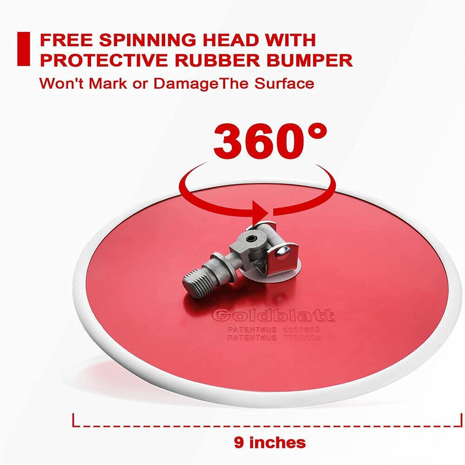 Goldblatt 9''Drywall Sander w/30pc Sanding DiscsHook&Loop 80x100/180